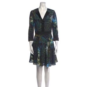 Ted baker floral dress size 4 (M-L)